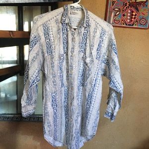 Vintage abstract print shirt